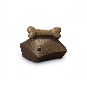 Geert Kunen bronze urn - urn keramiek - urn voor hond - urnen hond - honden bot urn