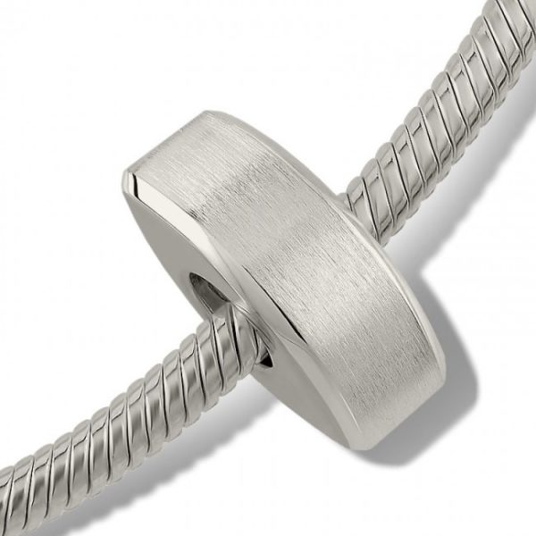 Armband hanger zilver - memorial beads 005 - ashanger assieraad - Dierencrematorium Heerhugowaard