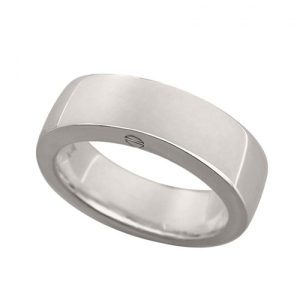 Asring R 033.6 - Zilveren ring met as - as ring om zelf te vullen - as ring zilver - ringen met as - asring - ring met as - Dierencrematorium Heerhugowaard