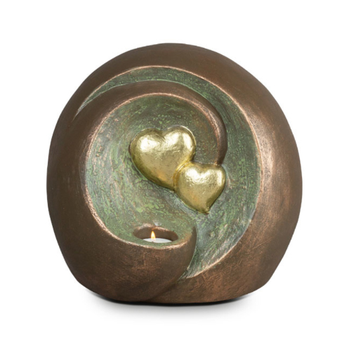 Geert kunen urn - hartjes urnen - urn hart - urn waxinelichtje harten - waxine urne - bronzen urn - keramiek - keramische urnen - dierencrematorium heerhugowaard - urnenwinkel - urnen webshop