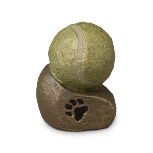 UGK 2019 tennisbal - bal urn hond - honden urn - urne voor hond - keramische urn - geert kunen urn - urn voor huisdier hond - dierencrematorium heerhugowaard