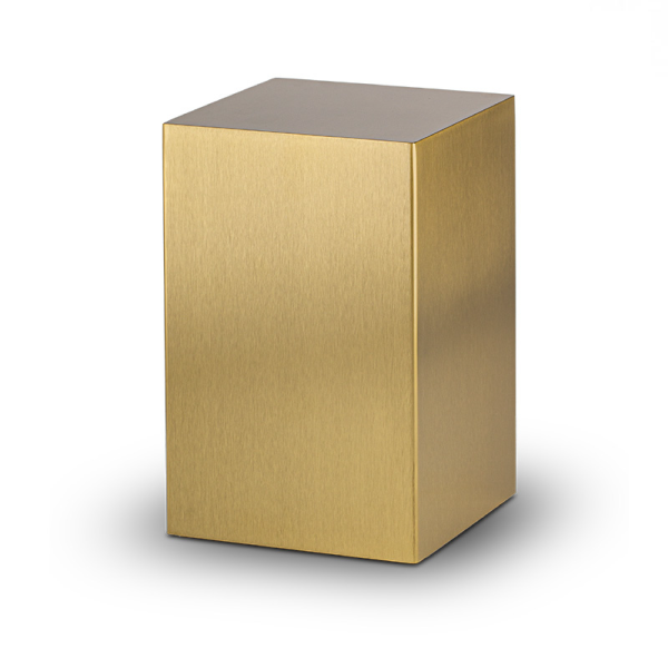 RVS 551 - roestvrijstaal beaumont urn goud - Dierencrematorium Heerhugowaard